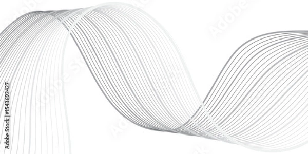 Obraz 
Complex Flow Line Design on Transparent Layer –High-Quality Vector Illustration for Use in Tech Startup Branding, Software Interfaces, Innovation Presentations, and Research Publications
