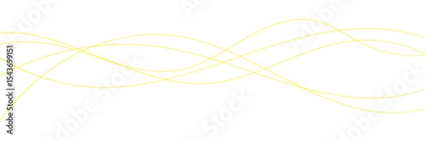 Obraz Thin wavy line abstract background. Wavy line horizontal divider outline minimalist background. Abstract black lines wave curve motion on white background. Vector Illustration. EPS 10 . 