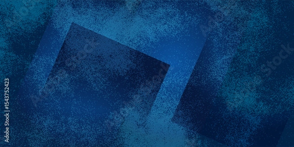 Fototapeta Abstract dark blue background with modern corporate concept and noise effect