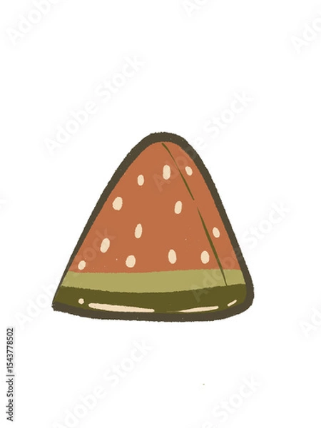 Obraz vector illustration of a watermelon