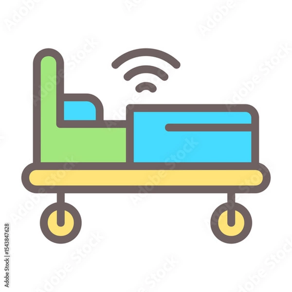 Obraz Smart Bed Vector Icon