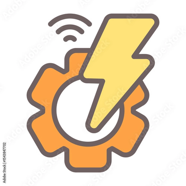 Obraz Smart Energy Management Vector Icon