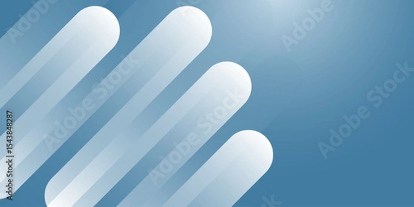 Obraz Modern Blue Abstract Background with White Lines for Presentation Design Template. Suitable for corporate, business, wedding and beauty contest.
