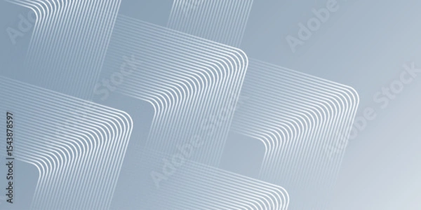 Obraz Modern abstract blue background with glowing geometric lines. Blue pastel gradient rounded triangle shape design. Suit for business, brochure, corporate, poster