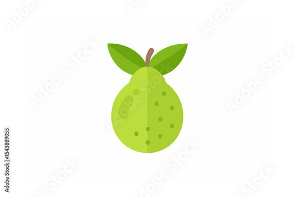 Obraz vector illustration of a pear