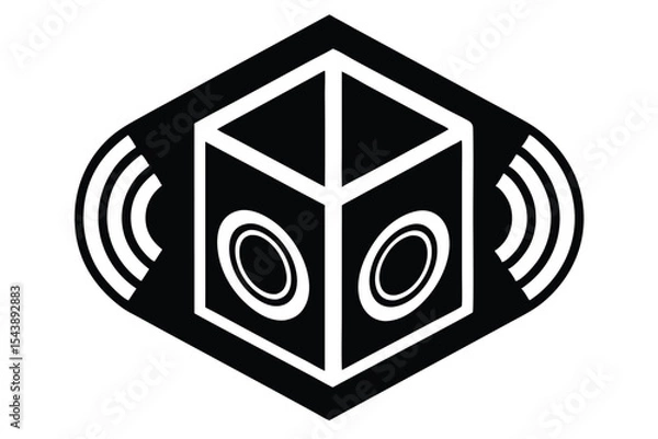 Fototapeta spatial audio vector icon