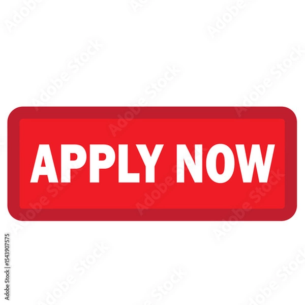 Obraz APPLY NOW red colored iconic button vector