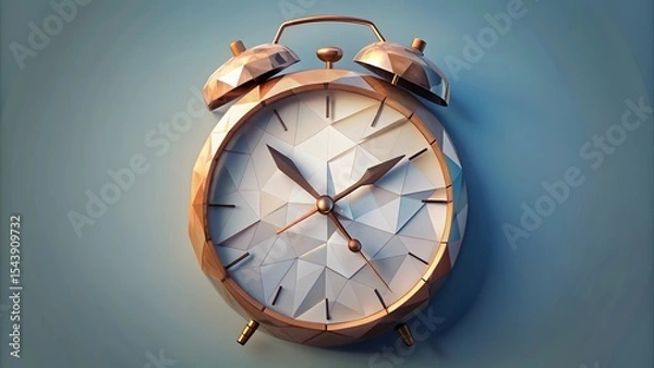 Obraz Shattered Clock Time Concept