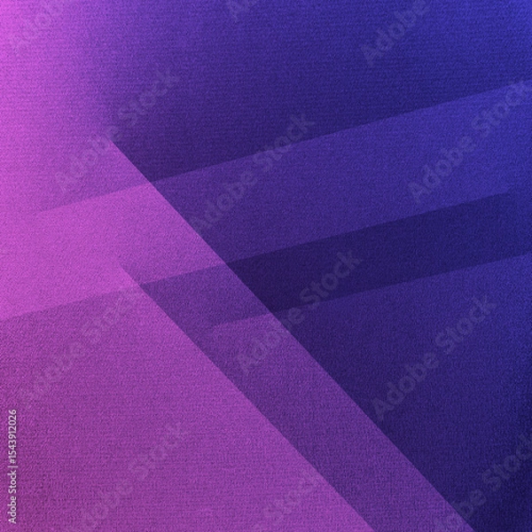 Obraz Dark blue violet purple fuchsia magenta pink abstract background. Geometric shape pattern. Color gradient. Line triangle angle corner mosaic. Light glow. Grain noise mesh. Design. Template.