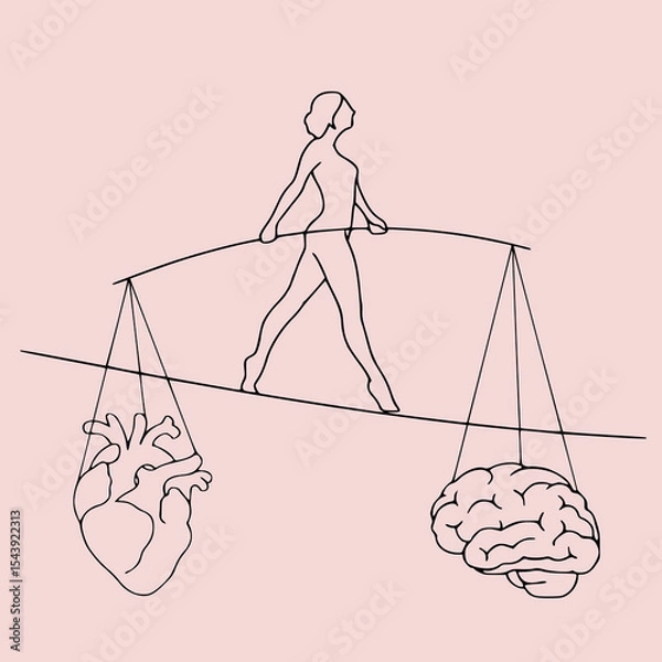 Obraz emotional intelligence Balancing Heart and Mind