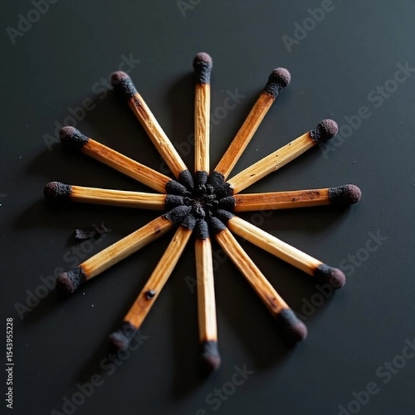 Obraz row of matches