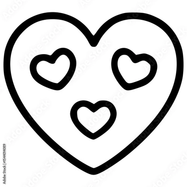 Obraz Heart Shape Cookie