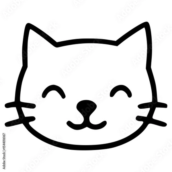 Obraz Cute cat face