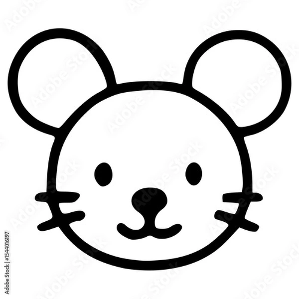 Obraz Rat Animal Face