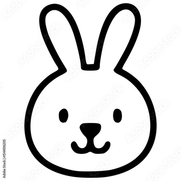 Obraz Rabbit animal face