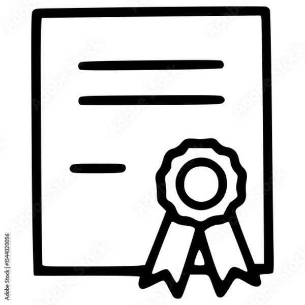 Obraz Graduation Certificate Paper