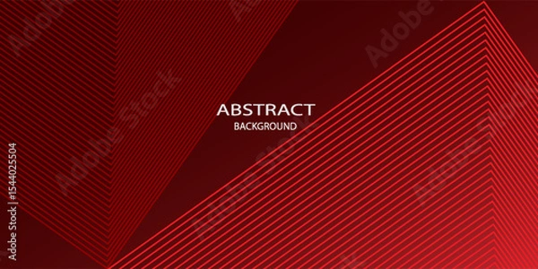 Fototapeta abstract red vector background with stripes lines