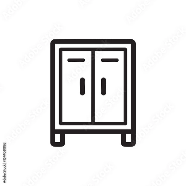 Fototapeta Modern cabinet design for organization and storage needs