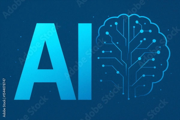 Obraz AI Robot and Digital Intelligence – Futuristic Artificial Intelligence Concept