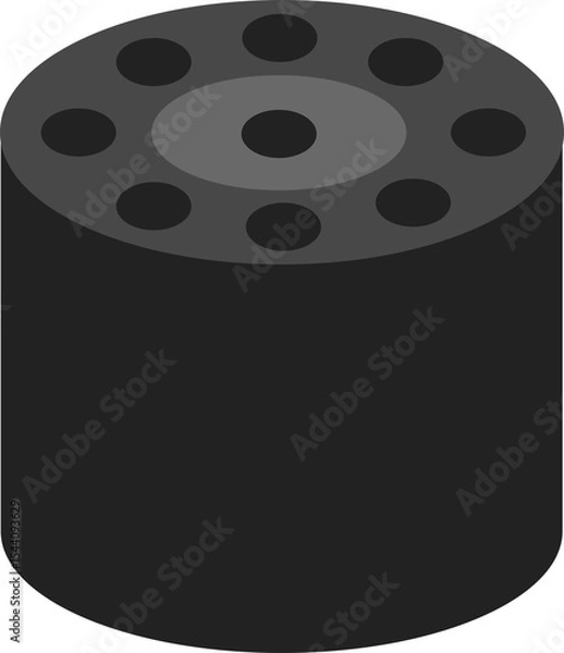Fototapeta 연탄,석탄,겨울,난방,난방재료,