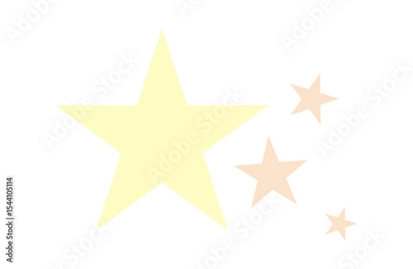 Obraz 淡い色のスター