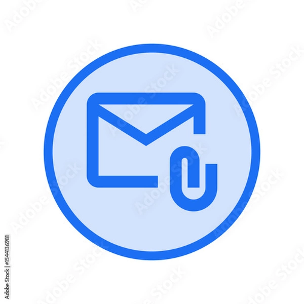 Fototapeta Attach Email