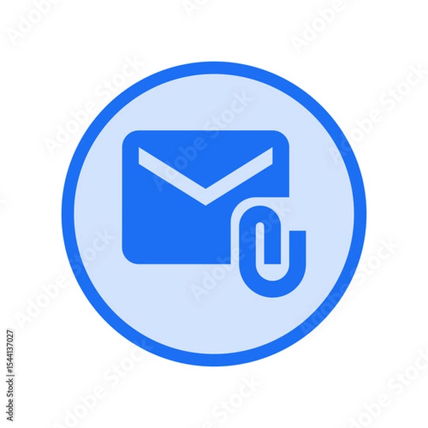 Fototapeta Attach Email