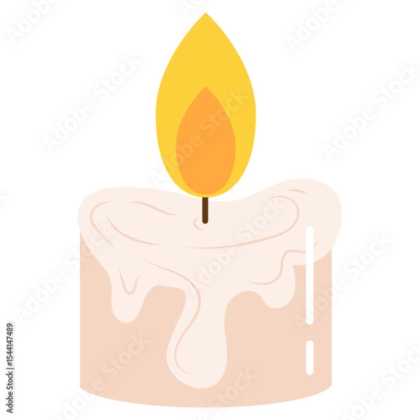 Fototapeta Candle Illustration