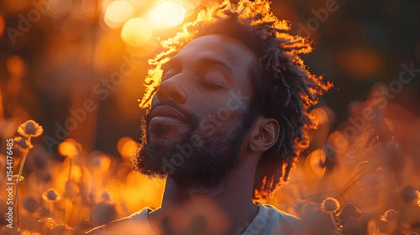 Obraz burning candle in the temple