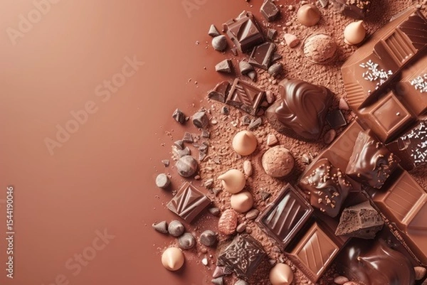 Obraz Ultra Hd Visual of a World Chocolate Day Special