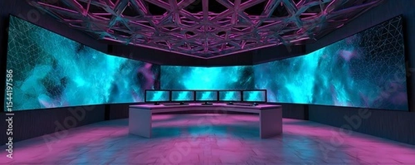 Fototapeta "Digital Comfort Zone: Interior Decor with High-End PC Setup"

"Smart Space Design: Computer-Focused Interior Background"

"Minimalist Office Setup with High-Tech Computer Aesthetic"
