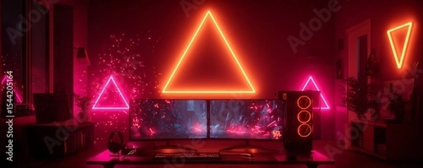 Fototapeta "Modern Workspace Vibes: Sleek Interior with Computer Setup"

"Tech-Inspired Elegance: Interior Design Meets Digital Aesthetics"

"Futuristic Workstation: Minimal Computer Interior Background"

