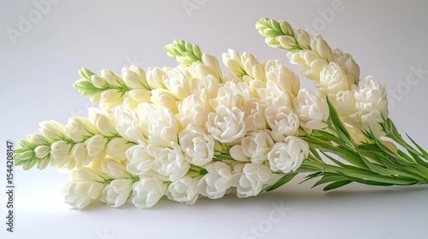 Obraz White flowers bouquet, soft light