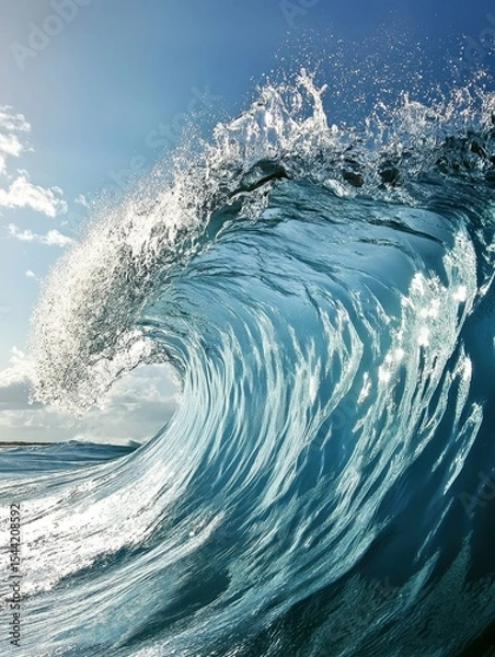 Obraz ultra HD picture of Abstract Wave Wallpaper Background