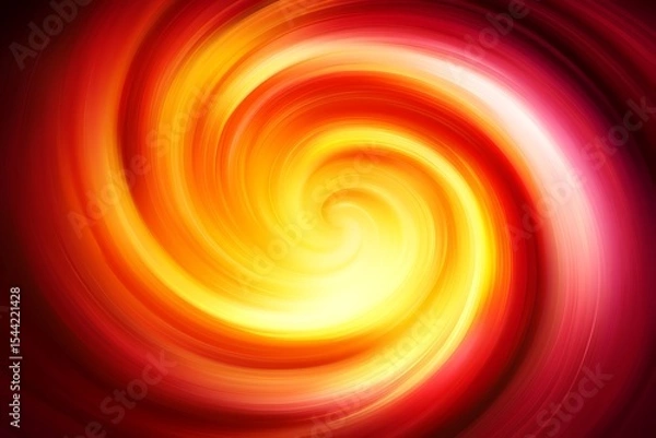 Fototapeta Abstract swirl background with vibrant colors, energy and motion in red, yellow and orange