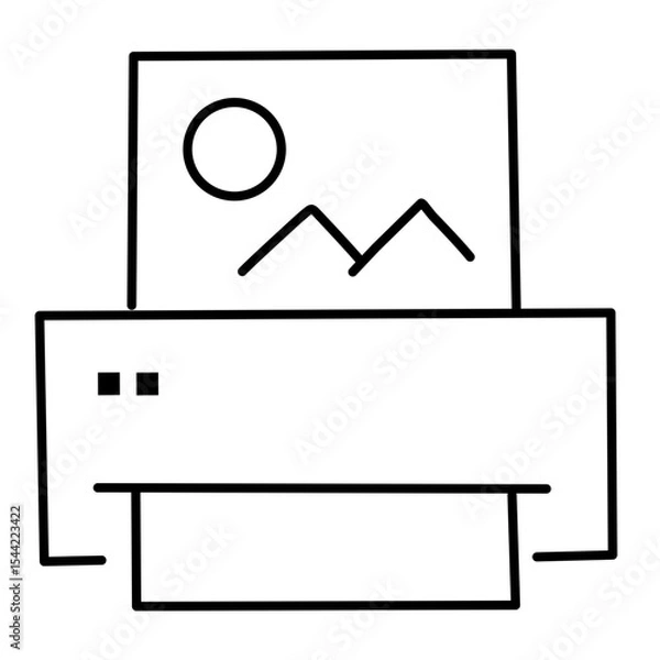 Fototapeta Upload Photo line vector
