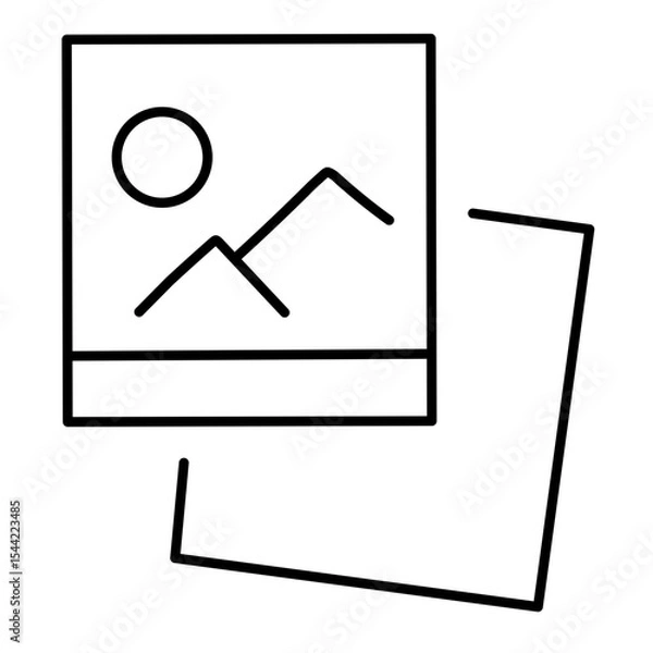 Fototapeta Upload Photo line vector