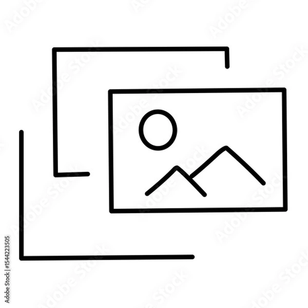 Fototapeta Upload Photo line vector