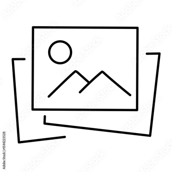 Fototapeta Upload Photo line vector