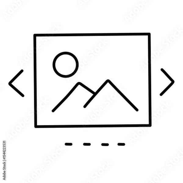 Fototapeta Upload Photo line vector