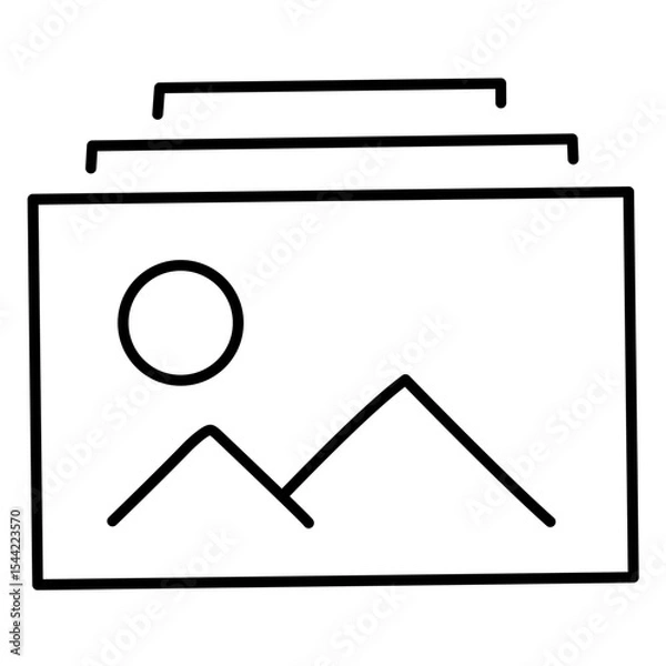 Fototapeta Upload Photo line vector