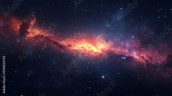 Fototapeta Cosmic nebulae in deep space
