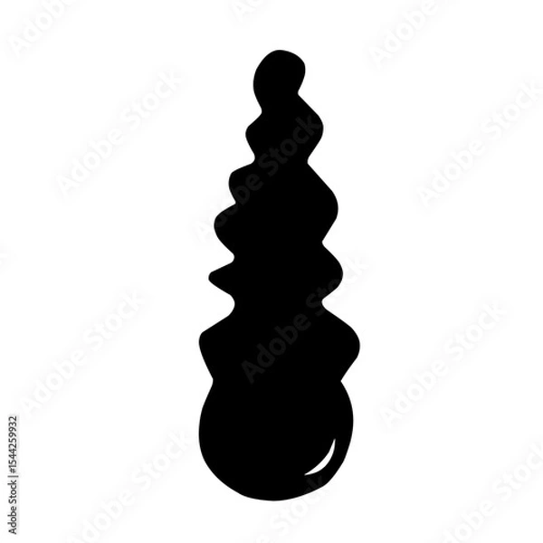 Fototapeta Collection of Black Ink Splatters and Drips on White Background