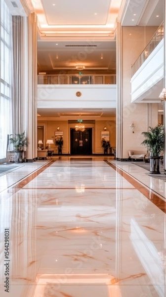 Obraz Luxurious Hotel Lobby Interior Design
