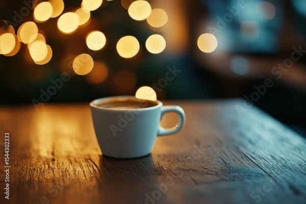 Fototapeta ultra HD visual of empty barista bokeh aroma product