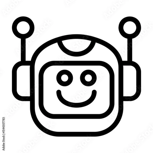 Obraz icon pack containing emojis of a robot, expressions, facial shapes and gestures
