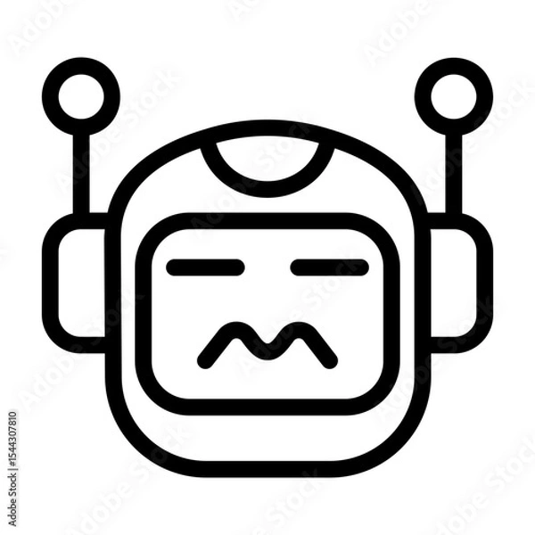 Obraz icon pack containing emojis of a robot, expressions, facial shapes and gestures