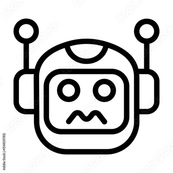 Obraz icon pack containing emojis of a robot, expressions, facial shapes and gestures