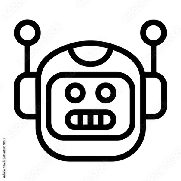 Obraz icon pack containing emojis of a robot, expressions, facial shapes and gestures