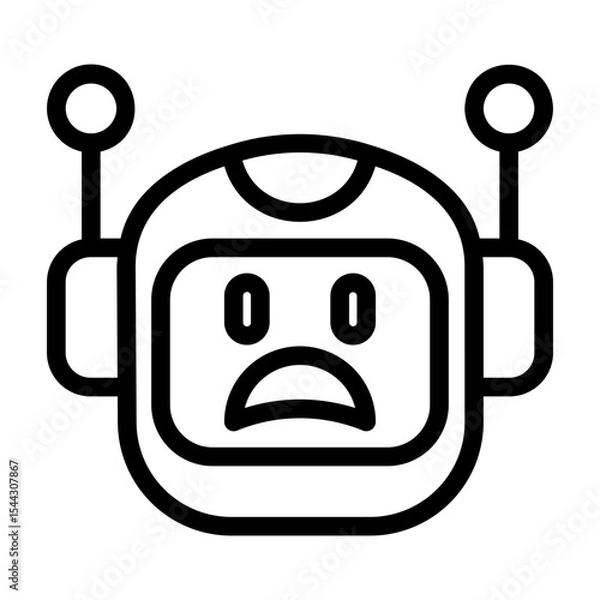 Obraz icon pack containing emojis of a robot, expressions, facial shapes and gestures
